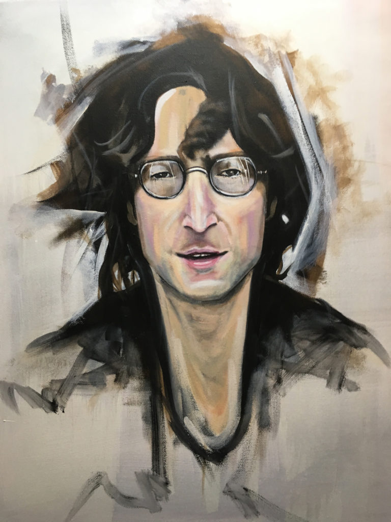 Portrait of John Lennon